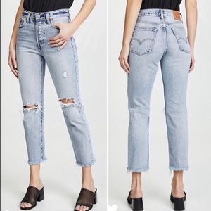 Levi’s Wedgie Selvedge Straight Color “Lost Inside” - Size 28